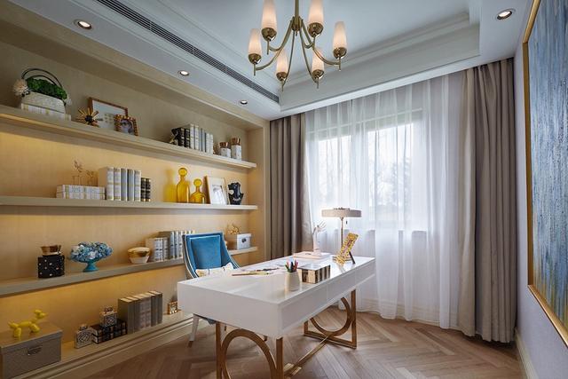 裝修案例簡歐風格室內裝修效果圖-書房 裝修案例簡歐風格室內裝修效果圖-書房