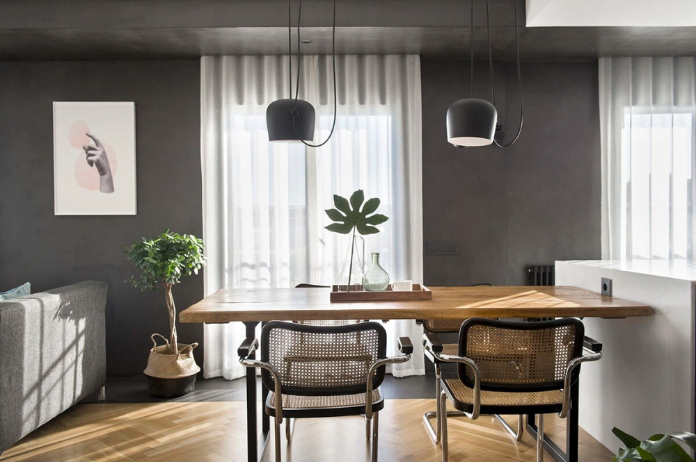 簡約高級灰風格室內設計家裝案例-餐廳 簡約高級灰風格室內設計家裝案例-餐廳