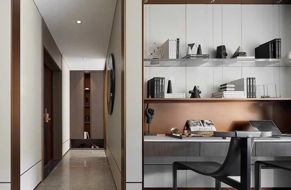 現代輕奢風格室內家裝案例效果圖-走廊 現代輕奢風格室內家裝案例效果圖-走廊