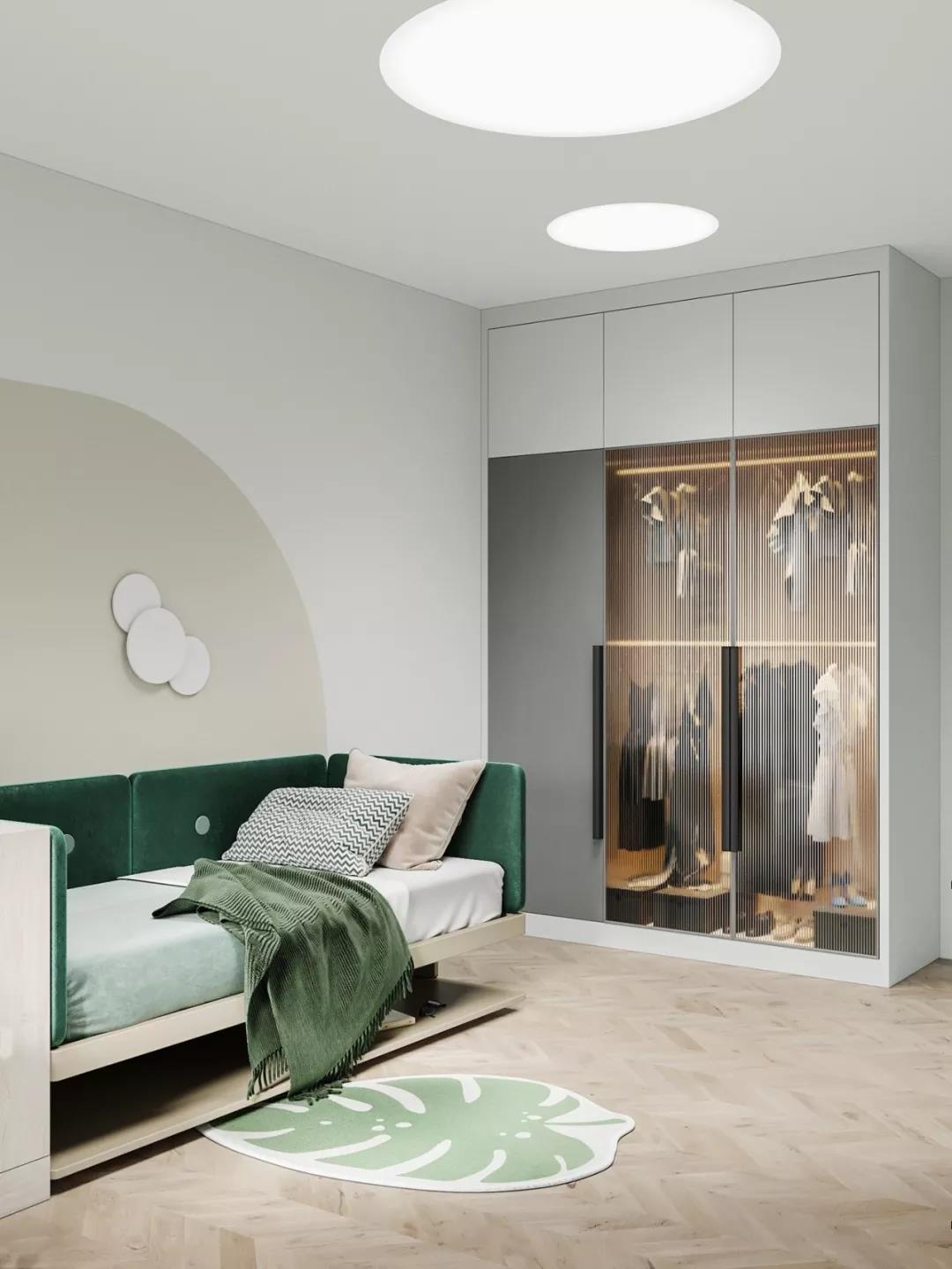 高級灰+原木色現(xiàn)代風(fēng)格室內(nèi)裝修設(shè)計效果圖-萬達(dá)華府四居140平米-女兒房 高級灰+原木色現(xiàn)代風(fēng)格室內(nèi)裝修設(shè)計效果圖-萬達(dá)華府四居140平米-女兒房