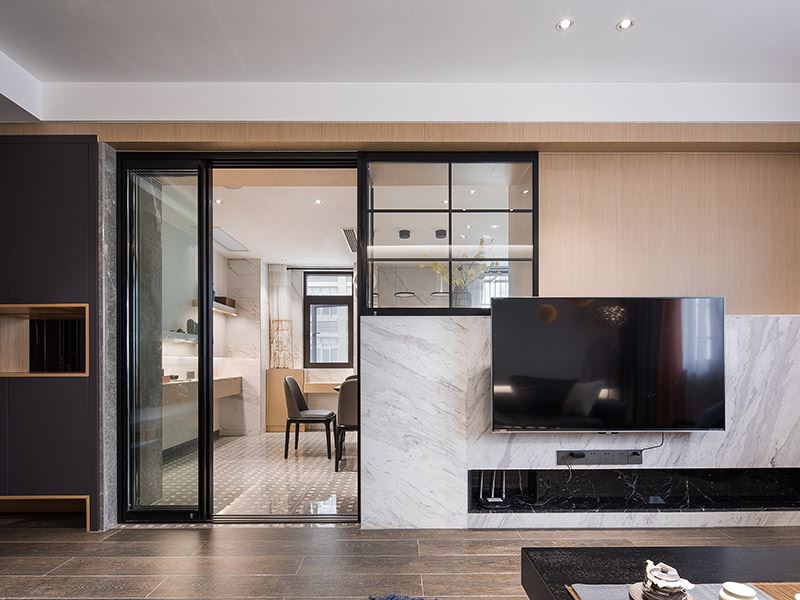 常州市嘉宏&middot;天際現(xiàn)代簡約風(fēng)格四居室裝修案例