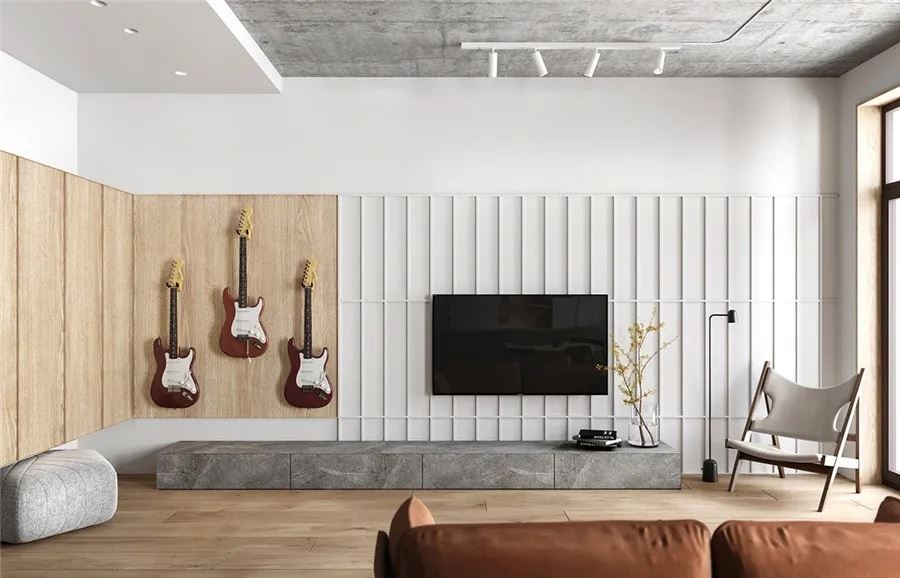 陽江市美的公園大觀現代簡約風格二居室裝修案例