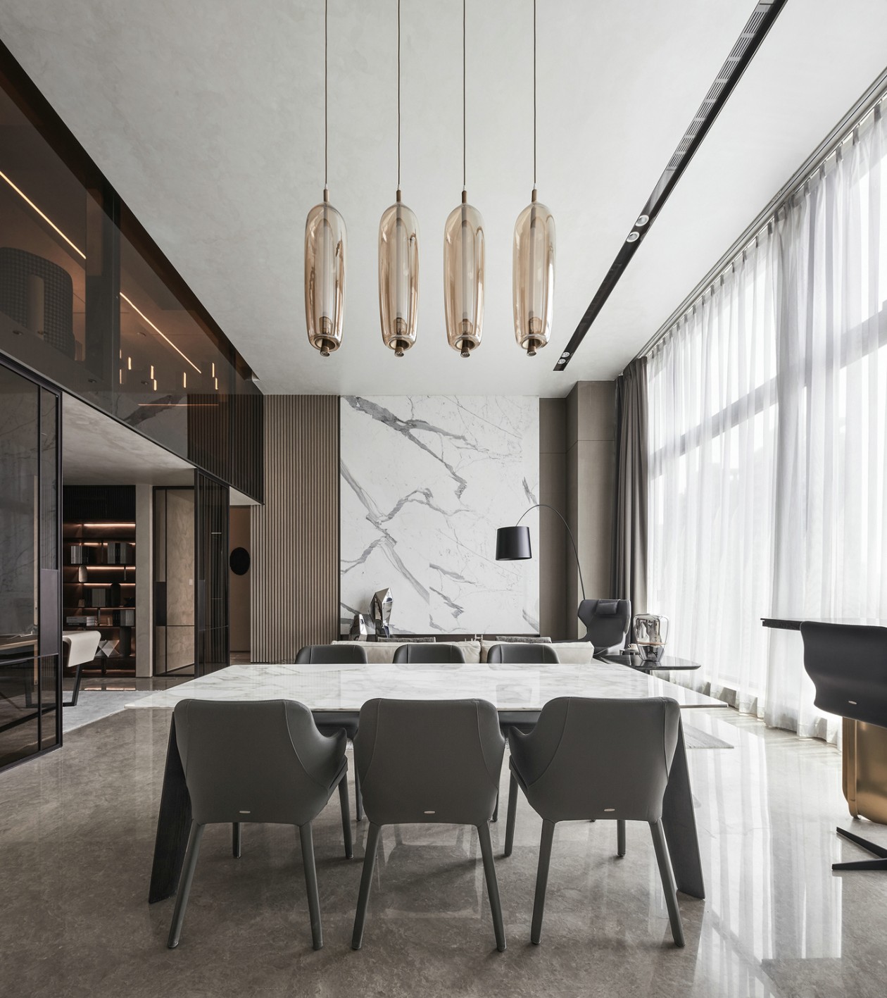 現代簡約風格室內設計家裝案例-餐廳 現代簡約風格室內設計家裝案例-餐廳