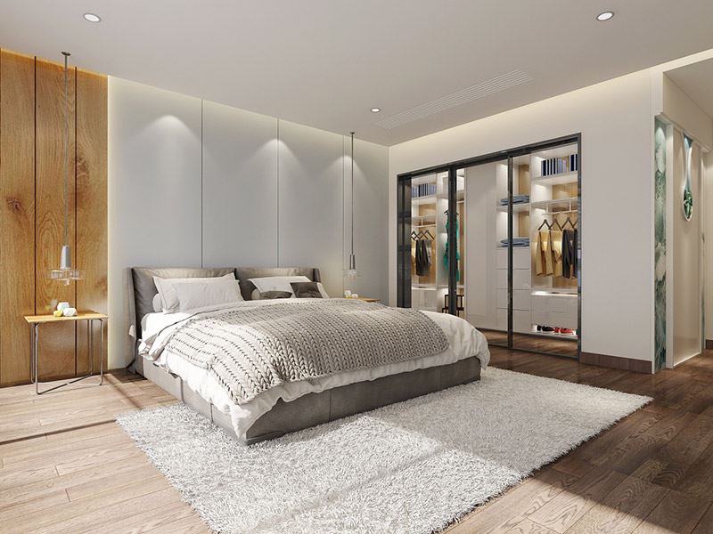 自貢市晨光三廠宿舍現代簡約風格別墅裝修案例