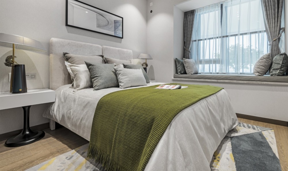 現(xiàn)代簡約風(fēng)格室內(nèi)設(shè)計家裝案例-臥室 現(xiàn)代簡約風(fēng)格室內(nèi)設(shè)計家裝案例-臥室