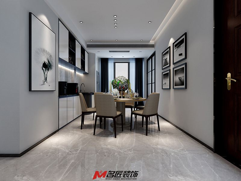 廣州市保利羅蘭國際歐式風(fēng)格二居室裝修案例