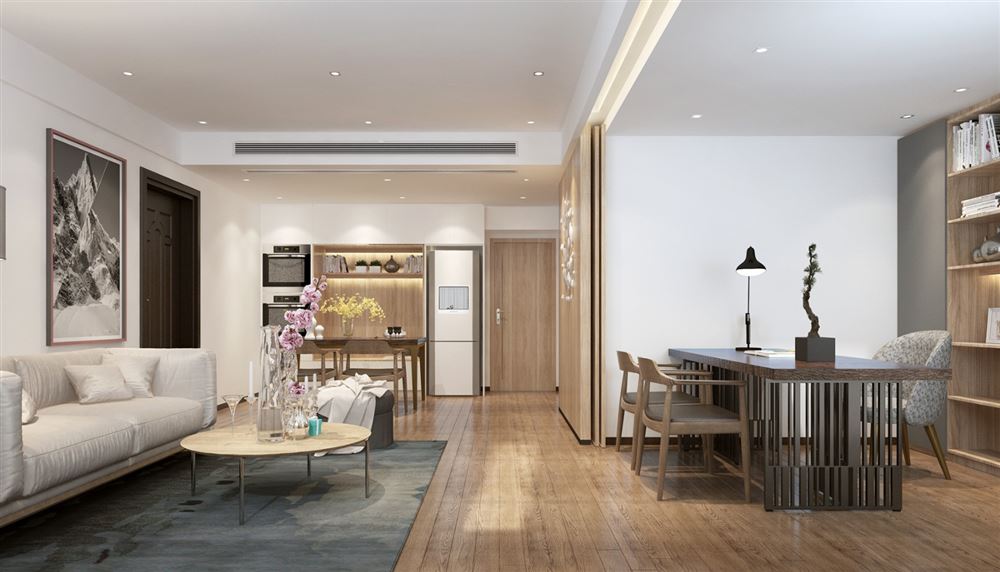 廣州市遠東&middot;御江豪庭北歐風格三居室裝修案例