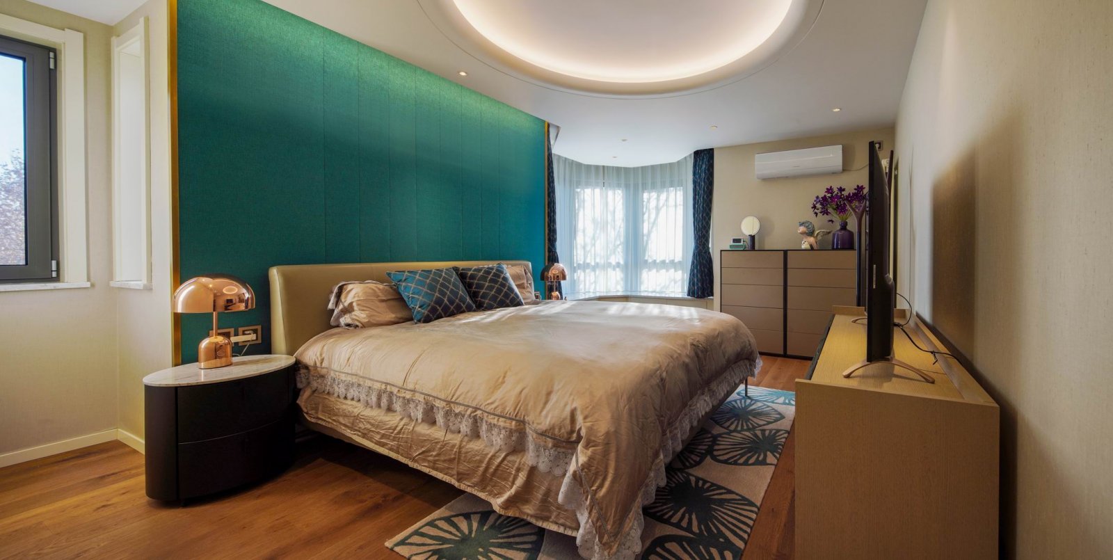 裝修公司輕奢風格室內裝修效果圖-臥室 裝修公司輕奢風格室內裝修效果圖-臥室