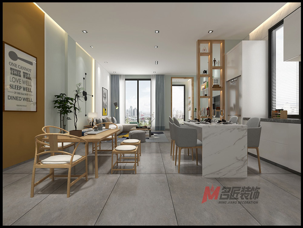 文萃景苑別墅280平米北歐風格裝修案例-餐廳 文萃景苑別墅280平米北歐風格裝修案例-餐廳