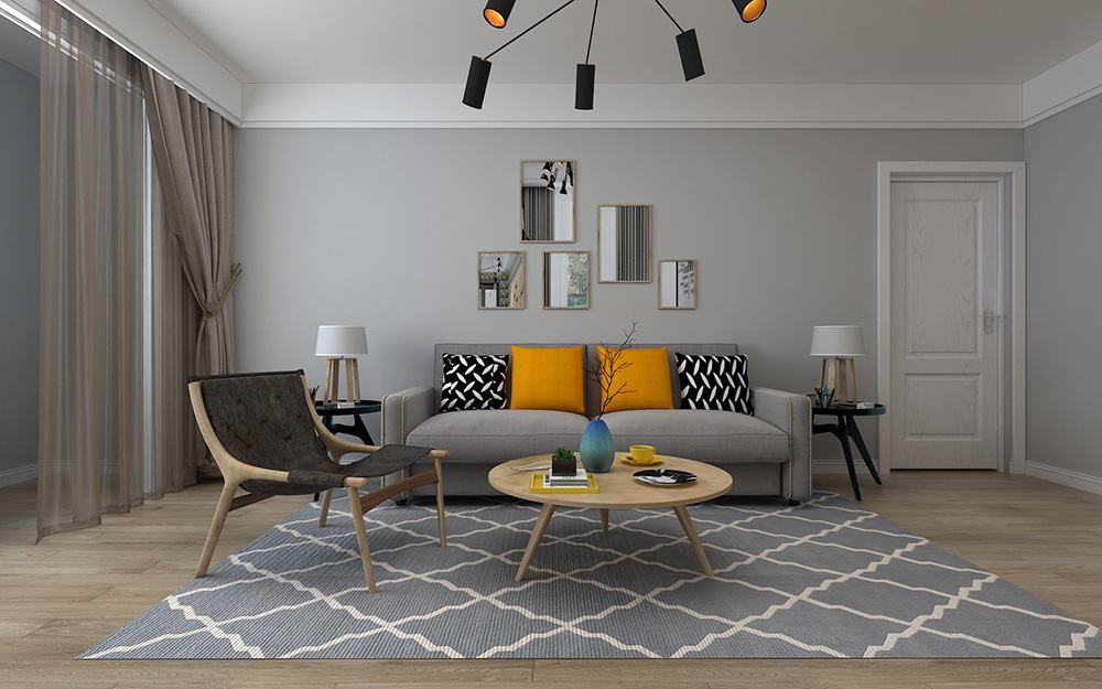 高級灰北歐風格室內裝修效果圖-佛山恒大御瀾庭三居125平米-室內簡約裝飾 高級灰北歐風格室內裝修效果圖-佛山恒大御瀾庭三居125平米-室內簡約裝飾