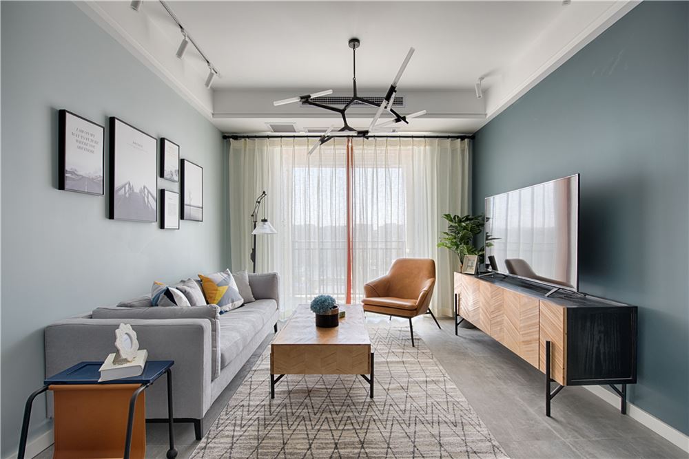 廣州市南航花園北歐風格三居室裝修案例