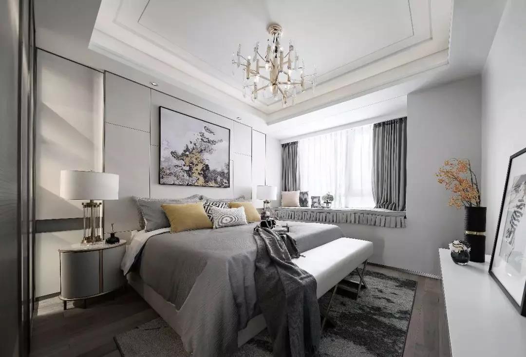 現(xiàn)代簡約風格室內(nèi)設計家裝案例-臥室 現(xiàn)代簡約風格室內(nèi)設計家裝案例-臥室