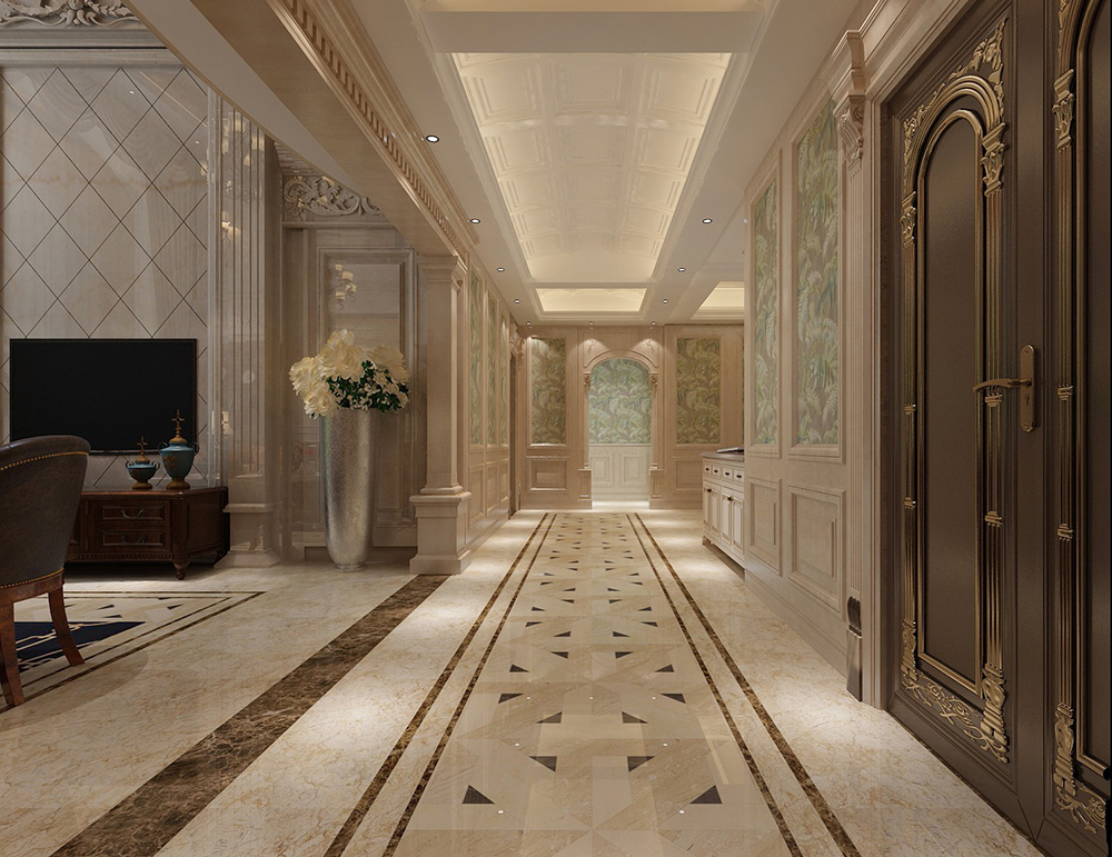 歐式風(fēng)格別墅裝修設(shè)計(jì)效果圖-美的御海東郡別墅460平米-別墅走廊裝修設(shè)計(jì) 歐式風(fēng)格別墅裝修設(shè)計(jì)效果圖-美的御海東郡別墅460平米-別墅走廊裝修設(shè)計(jì)