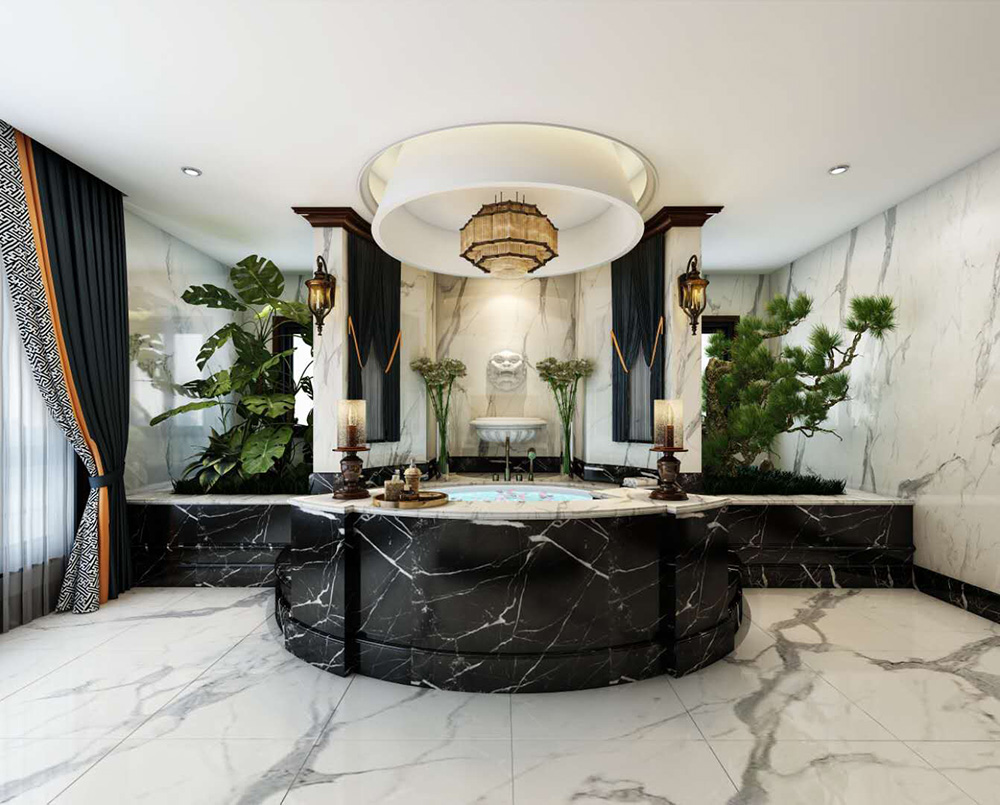 裝修公司現(xiàn)代輕奢風(fēng)格別墅裝修效果圖-主衛(wèi) 裝修公司現(xiàn)代輕奢風(fēng)格別墅裝修效果圖-主衛(wèi)