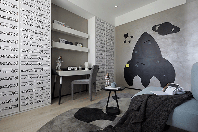 現代簡約風格室內家裝案例效果圖-床 現代簡約風格室內家裝案例效果圖-床