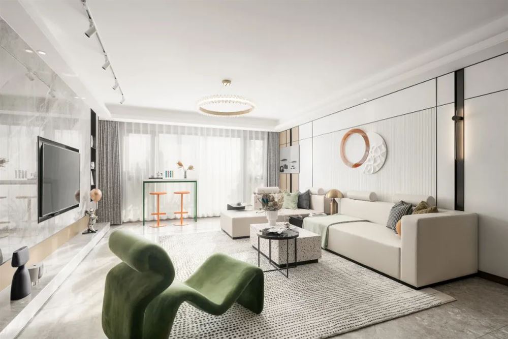 佛山市碧桂園&middot;鳳凰灣現代簡約風格三居室裝修案例