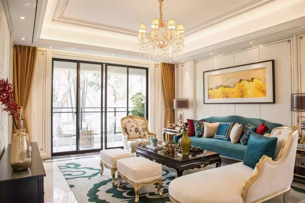 佛山市碧桂園智慧慢城歐式風格四居室裝修案例