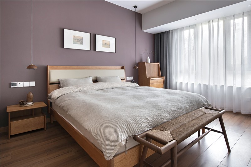 佛山裝修公司現代原木風格室內裝修效果圖-臥室 佛山裝修公司現代原木風格室內裝修效果圖-臥室