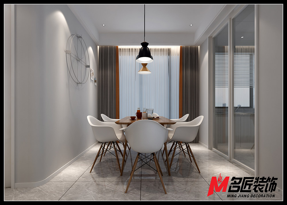 景都佳苑二居105平米北歐風格裝修案例-餐廳 景都佳苑二居105平米北歐風格裝修案例-餐廳