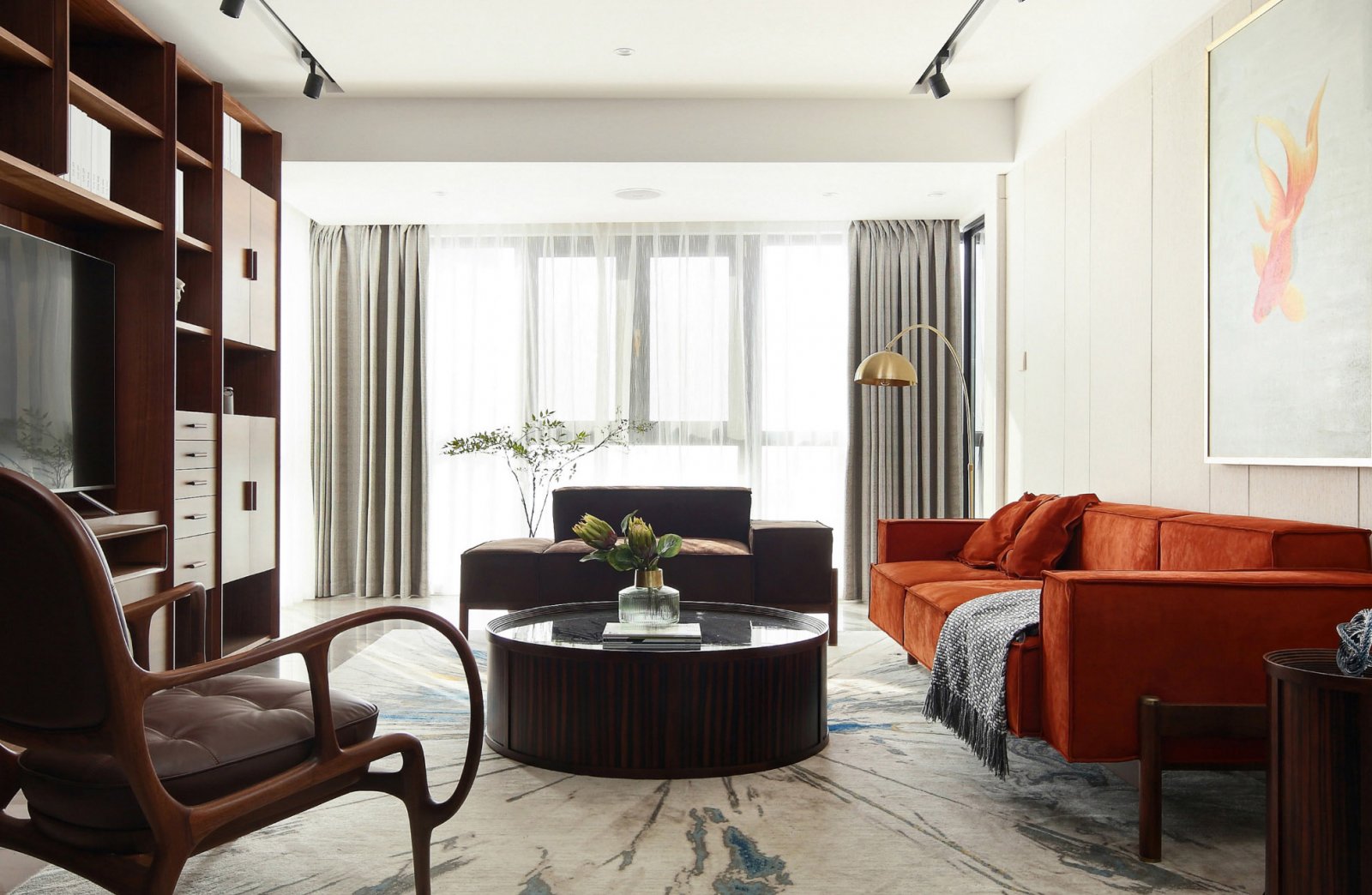 新中式風(fēng)格家裝設(shè)計室內(nèi)裝修效果圖-客廳 新中式風(fēng)格家裝設(shè)計室內(nèi)裝修效果圖-客廳