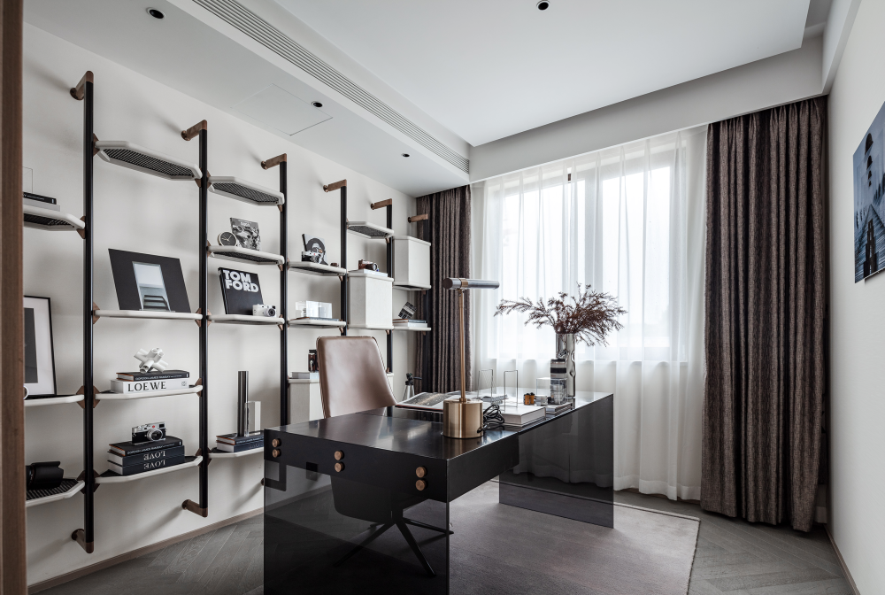 現代簡約風格室內設計家裝案例-書房 現代簡約風格室內設計家裝案例-書房