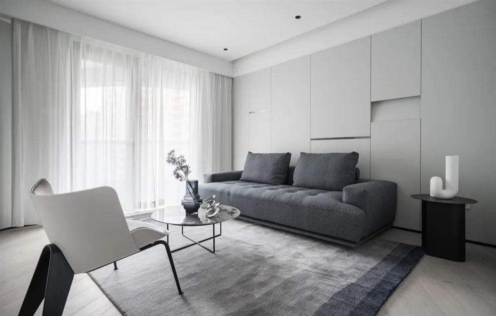 昭通市長城小區北歐風格三居室裝修案例