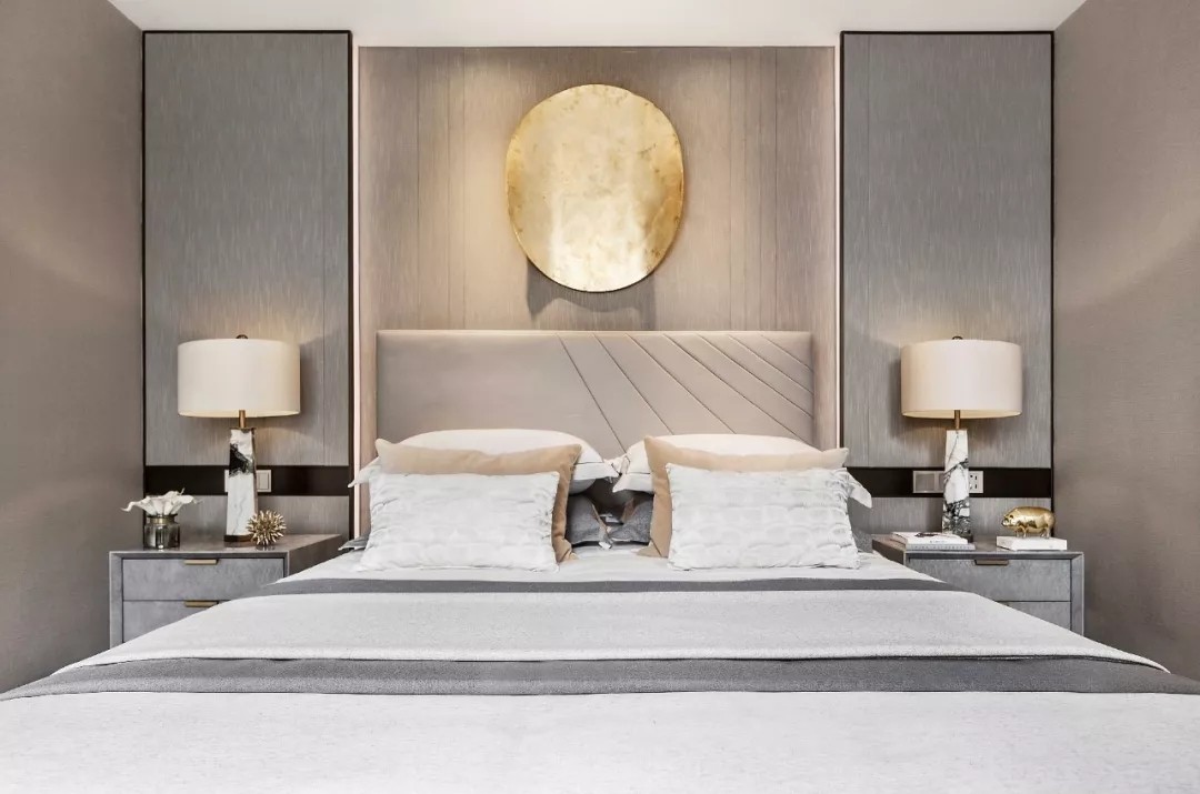 佛山裝修公司現代簡奢風格別墅裝修效果圖-臥室 佛山裝修公司現代簡奢風格別墅裝修效果圖-臥室