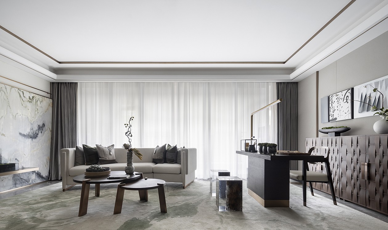 現代簡約風格室內設計家裝案例-客廳 現代簡約風格室內設計家裝案例-客廳