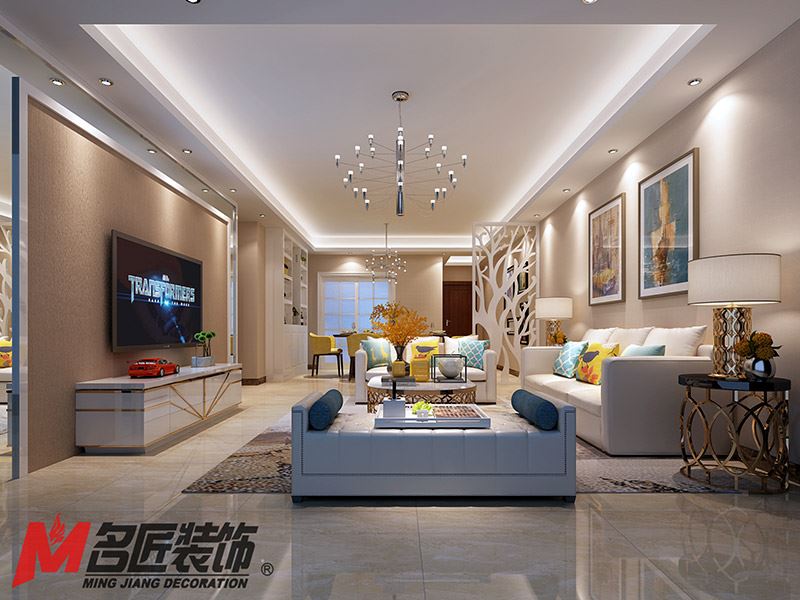 河源市金港豪庭現(xiàn)代簡約風(fēng)格三居室裝修案例