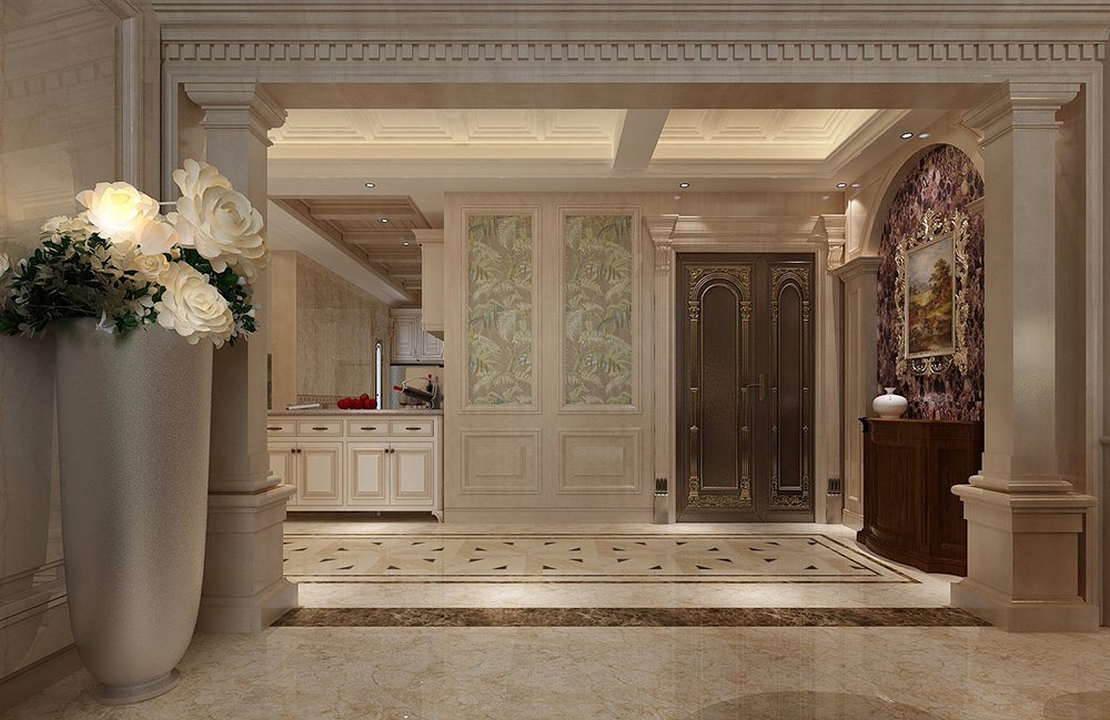 歐式風(fēng)格別墅裝修設(shè)計(jì)效果圖-美的御海東郡別墅460平米-別墅玄關(guān)裝修設(shè)計(jì) 歐式風(fēng)格別墅裝修設(shè)計(jì)效果圖-美的御海東郡別墅460平米-別墅玄關(guān)裝修設(shè)計(jì)