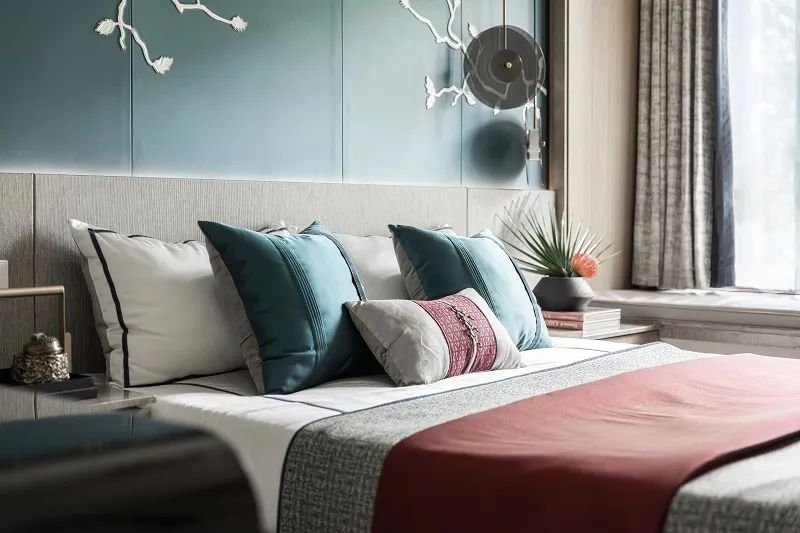 新中式風(fēng)格室內(nèi)設(shè)計(jì)家裝案例-次臥 新中式風(fēng)格室內(nèi)設(shè)計(jì)家裝案例-次臥