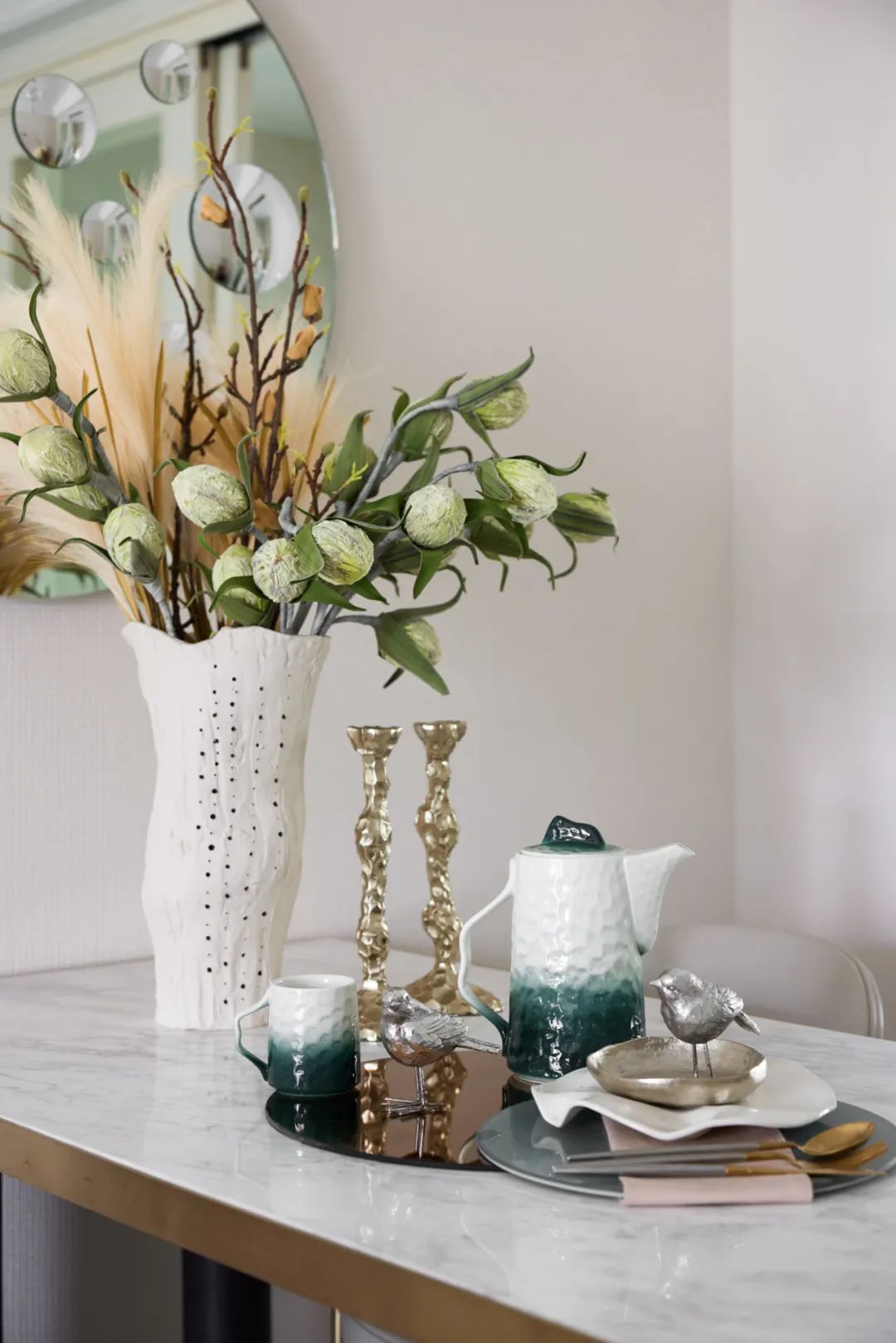 美式田園風格室內設計家裝案例-餐廳餐桌 美式田園風格室內設計家裝案例-餐廳餐桌