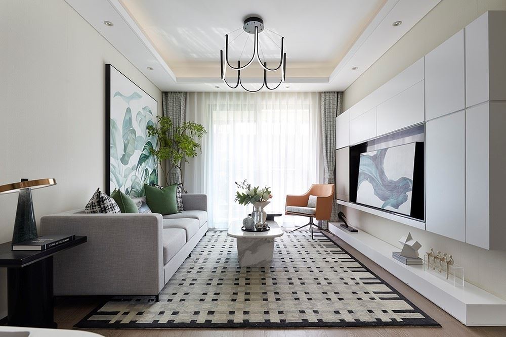 江門市時代春樹里北歐風格三居室裝修案例