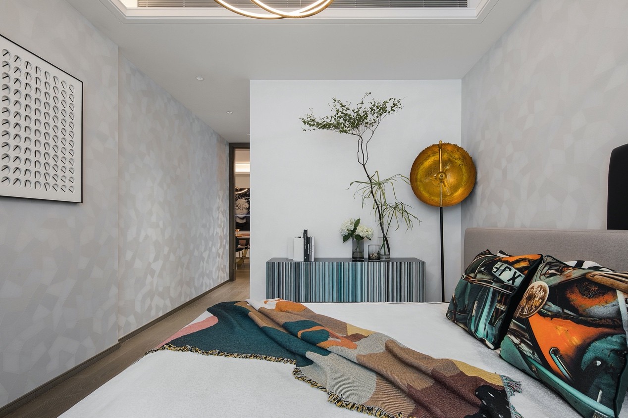 裝修案例現代輕奢風格室內裝修效果圖-臥室 裝修案例現代輕奢風格室內裝修效果圖-臥室