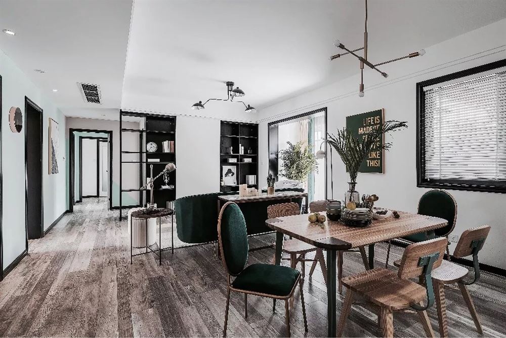 佛山市旭輝雅居樂清樾北歐風格三居室裝修案例