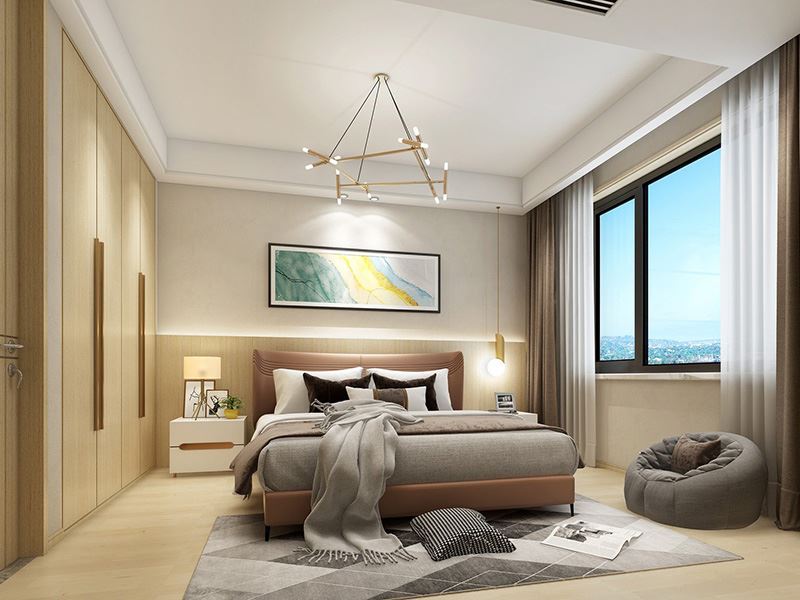 常州市新城域現代簡約風格三居室裝修案例