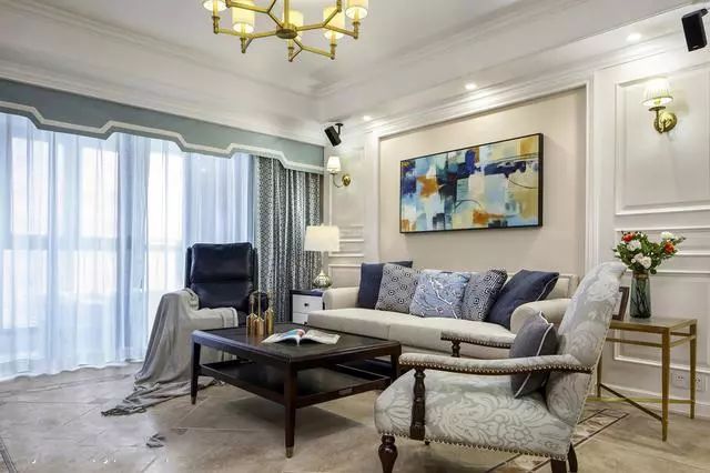 裝修公司美式風格室內裝修效果圖-客廳 裝修公司美式風格室內裝修效果圖-客廳