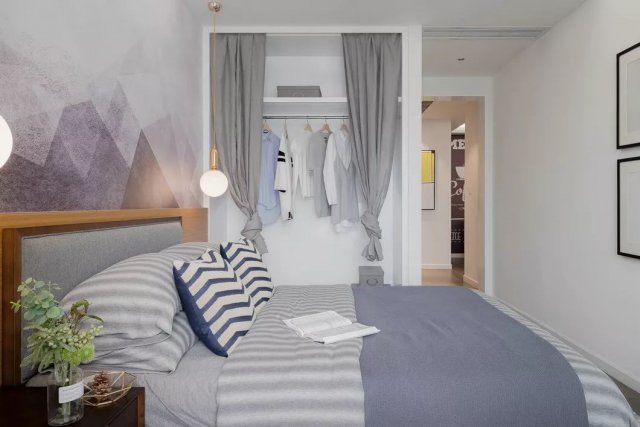 廣州裝修公司北歐風格室內裝修效果圖-主臥 廣州裝修公司北歐風格室內裝修效果圖-主臥