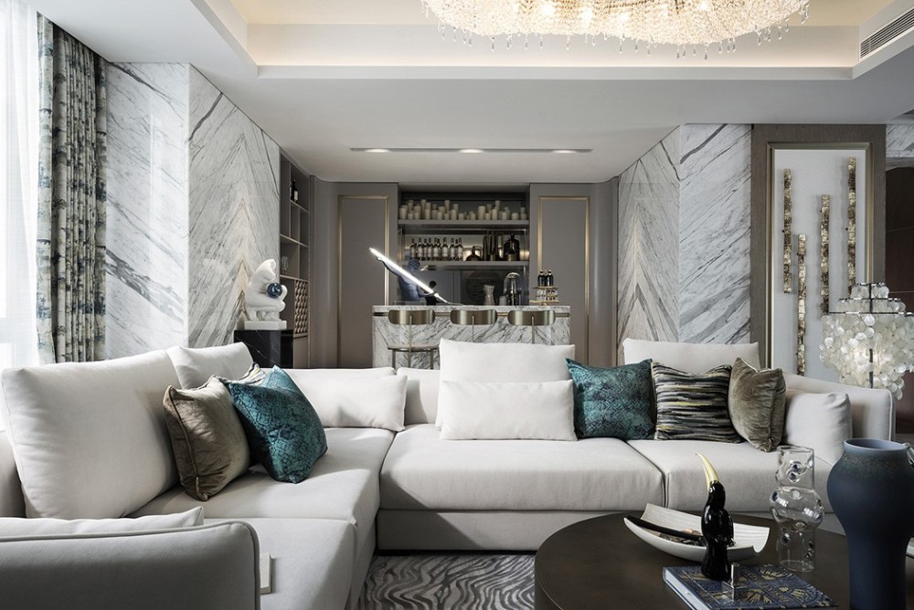 優雅輕奢風格室內家裝案例效果圖-休閑廳 優雅輕奢風格室內家裝案例效果圖-休閑廳