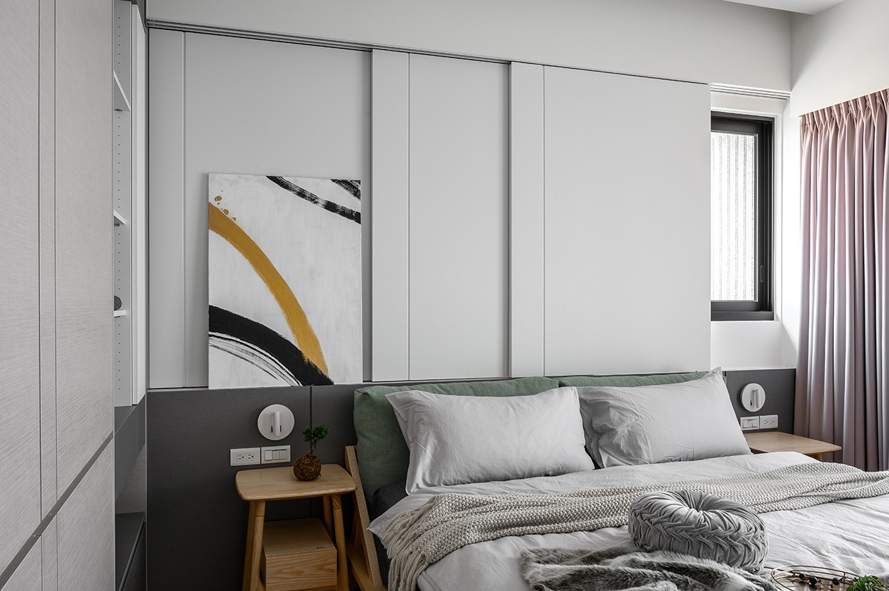 裝修案例現代簡約風格室內裝修效果圖-主臥 裝修案例現代簡約風格室內裝修效果圖-主臥