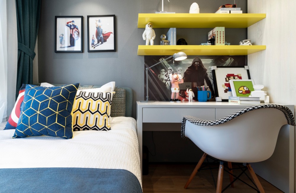 現代簡約風格室內設計家裝案例-兒童房書桌 現代簡約風格室內設計家裝案例-兒童房書桌