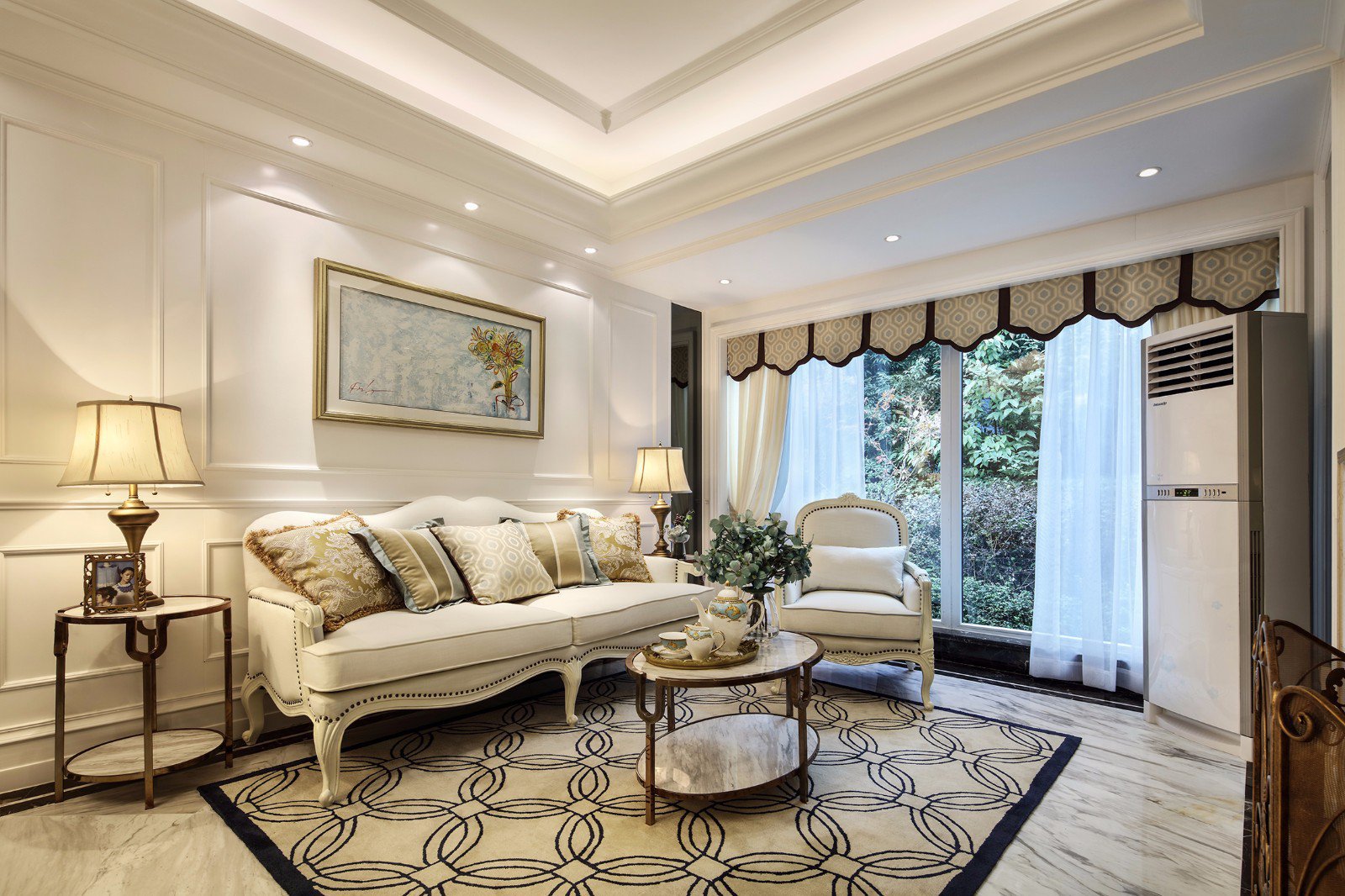 歐式風格家裝設計室內裝修效果圖-客廳 歐式風格家裝設計室內裝修效果圖-客廳