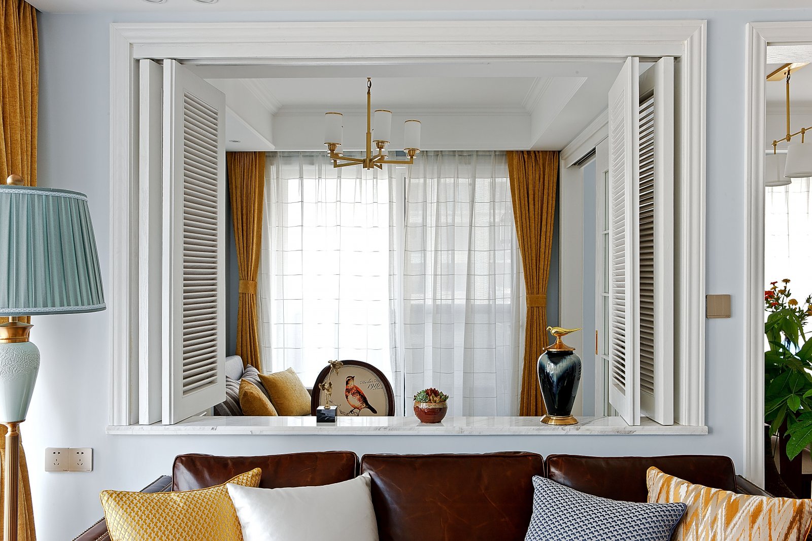 裝修案例簡(jiǎn)約美式風(fēng)格室內(nèi)裝修效果圖-客廳 裝修案例簡(jiǎn)約美式風(fēng)格室內(nèi)裝修效果圖-客廳