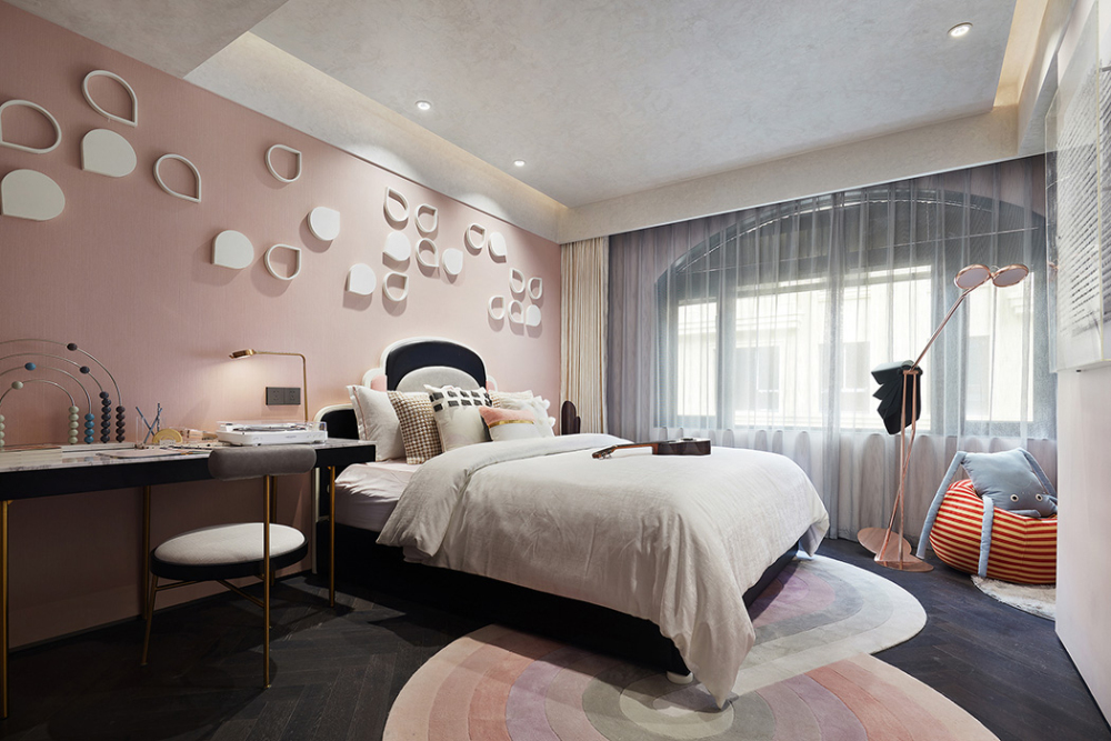 摩登前衛(wèi)風(fēng)格別墅家裝案例效果圖-兒童房