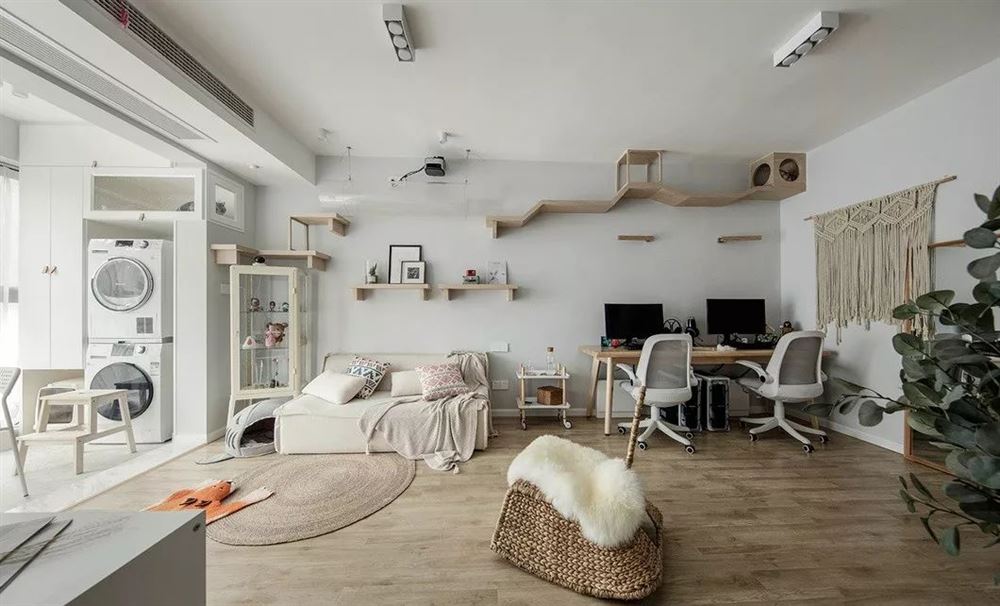 北歐簡(jiǎn)約風(fēng)格家裝設(shè)計(jì)室內(nèi)裝修效果圖-客廳全景 北歐簡(jiǎn)約風(fēng)格家裝設(shè)計(jì)室內(nèi)裝修效果圖-客廳全景