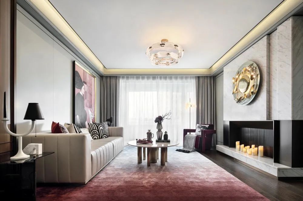 現代歐式風格室內設計家裝案例-客廳 現代歐式風格室內設計家裝案例-客廳