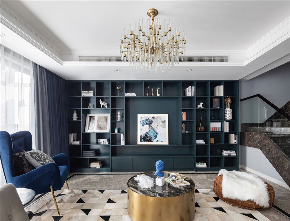 惠州市碧桂園深薈城美式風格四居室裝修案例