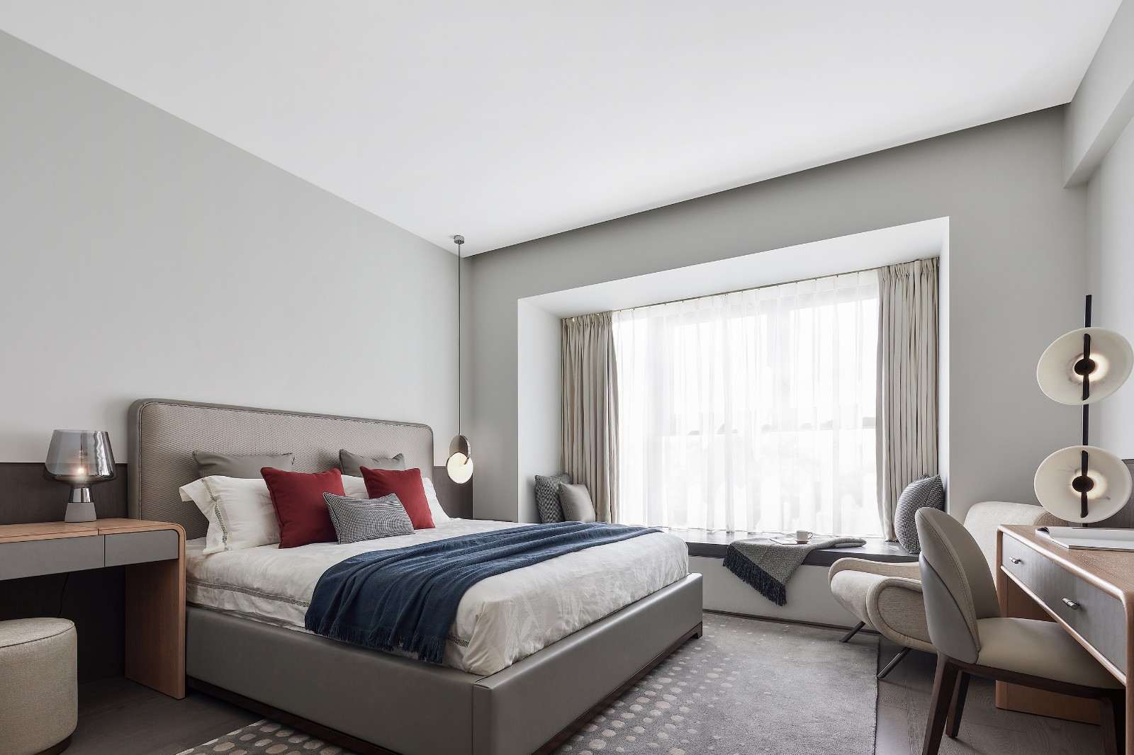 現(xiàn)代簡(jiǎn)約風(fēng)格家裝設(shè)計(jì)室內(nèi)裝修效果圖-臥室 現(xiàn)代簡(jiǎn)約風(fēng)格家裝設(shè)計(jì)室內(nèi)裝修效果圖-臥室