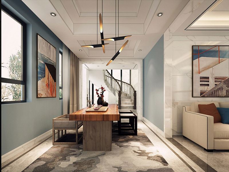 泰州市碧波苑現(xiàn)代風(fēng)格復(fù)式裝修案例