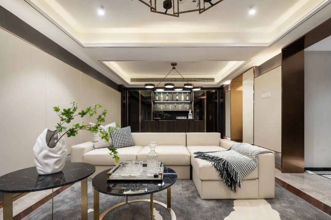 裝修案例新中式風格室內裝修效果圖-客廳 裝修案例新中式風格室內裝修效果圖-客廳